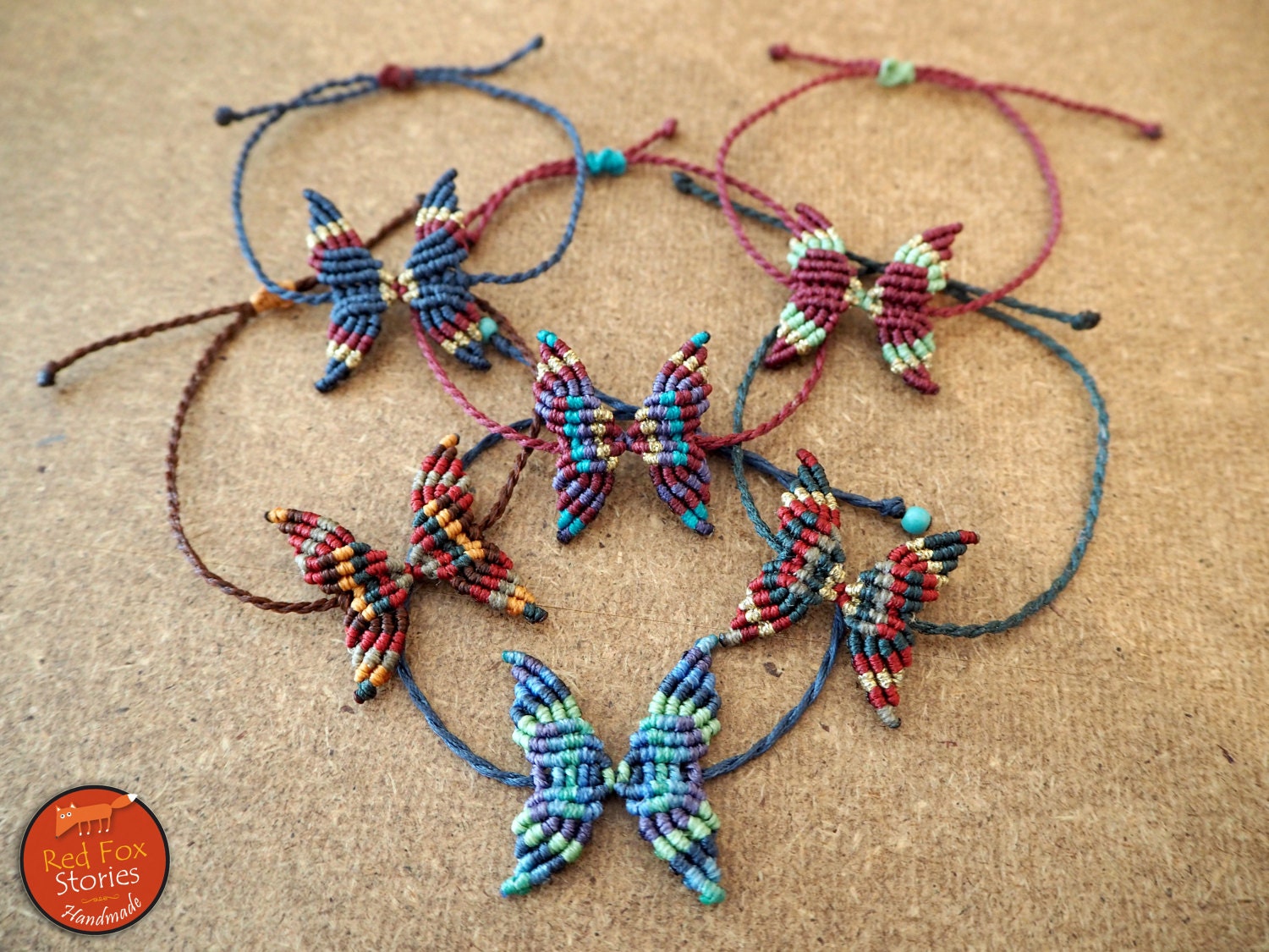 Macrame butterfly bracelet butterfly macrame macrame