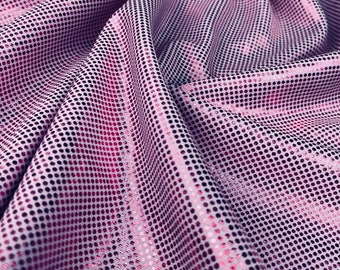 metalic print four way Stretch Nylon Lycra Spandex fabric By Yard