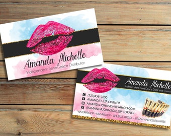 LipSense Business Cards - SeneGence International - LipSense - Distributor - Lipsense