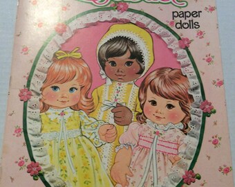 Vintage Rosebud Paper Doll Book