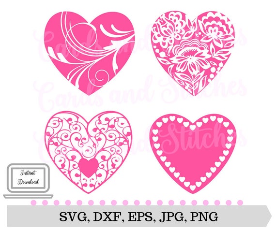 Hearts SVG Valentine Hearts SVG Fancy Hearts SVG Digital