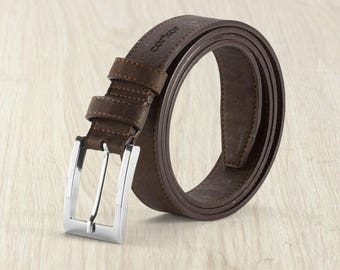Men's Cork Belt 30mm Wide Adjustable Vegan Product from Corkor (CK254)