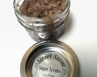 Sweet Savor 4oz Coffee sugar scrub sample size