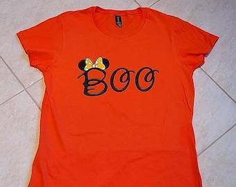 minnie mouse boo shirt