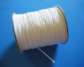 2 mm white braided nylon thread