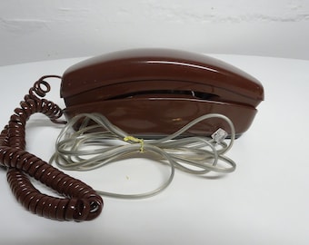 Vintage Western Electric Bell System Trimline Touch Tone Push Button Desk Telephone - FREE SHIPPING