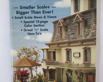 Vintage Miniaturist's magazine Nutshell News September 1986 out of print back issue used
