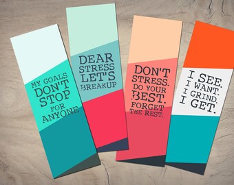 motivational bookmarks template quote bookmarks printable