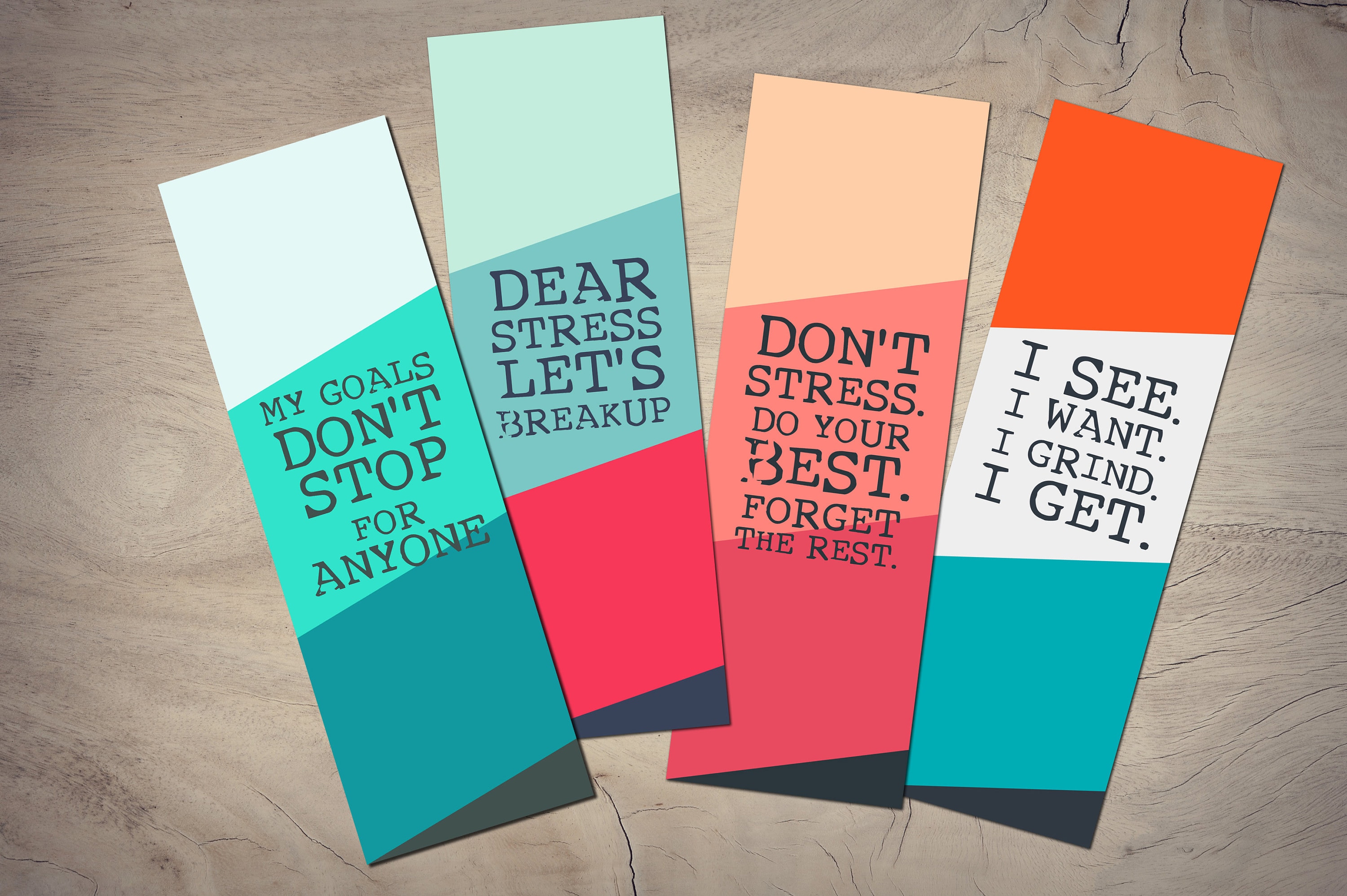 Motivational Bookmarks Template Quote Bookmarks Printable