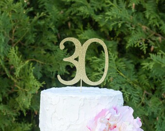dirty thirty cake topper, 30th birthday cake topper, 30th anniversary cake topper, thirty cake topper, glitter cake topper, happy birthday
