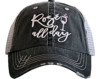 Free Shipping - Rose' All Day Women's Trucker Hat - KDC-TC-228