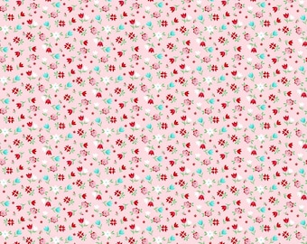 Sweetness Floral Pink from the "Little Bit of Sweetness" collection by Tasha Noel for Riley Blake Designs