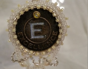Excellence Bead Embroidery Necklace - 01E45