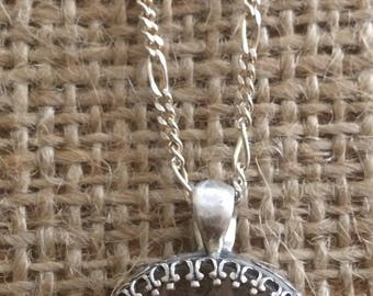 Magnifying Glass on Short Chain Sterling Silver by Thimbles by TJ Lane