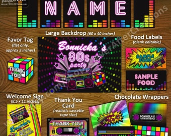 80s themed party | Etsy