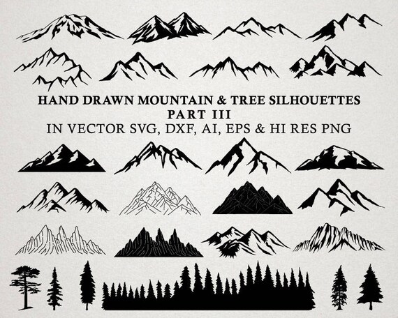 Free Free 51 Mountain Tree Line Svg SVG PNG EPS DXF File