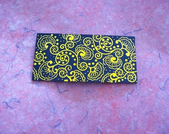 Hand Etched Dichroic Glass