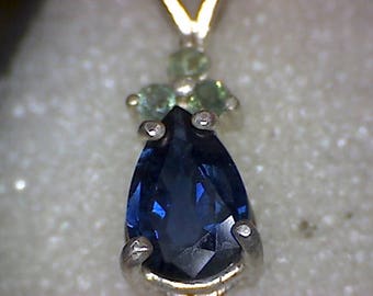 Stunning Sapphire and Alexandrite Pendant