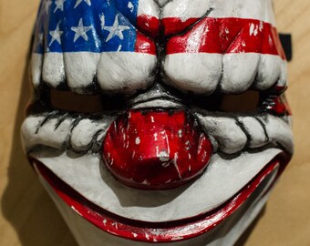 inspired Payday 2 Payday the Heist Dallas game mask Cosplay Halloween team band
