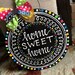 Inventory SALE home sweet home door hanger