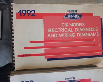 1992 chevrolet electrical diagnosis and diagrams - C/K models