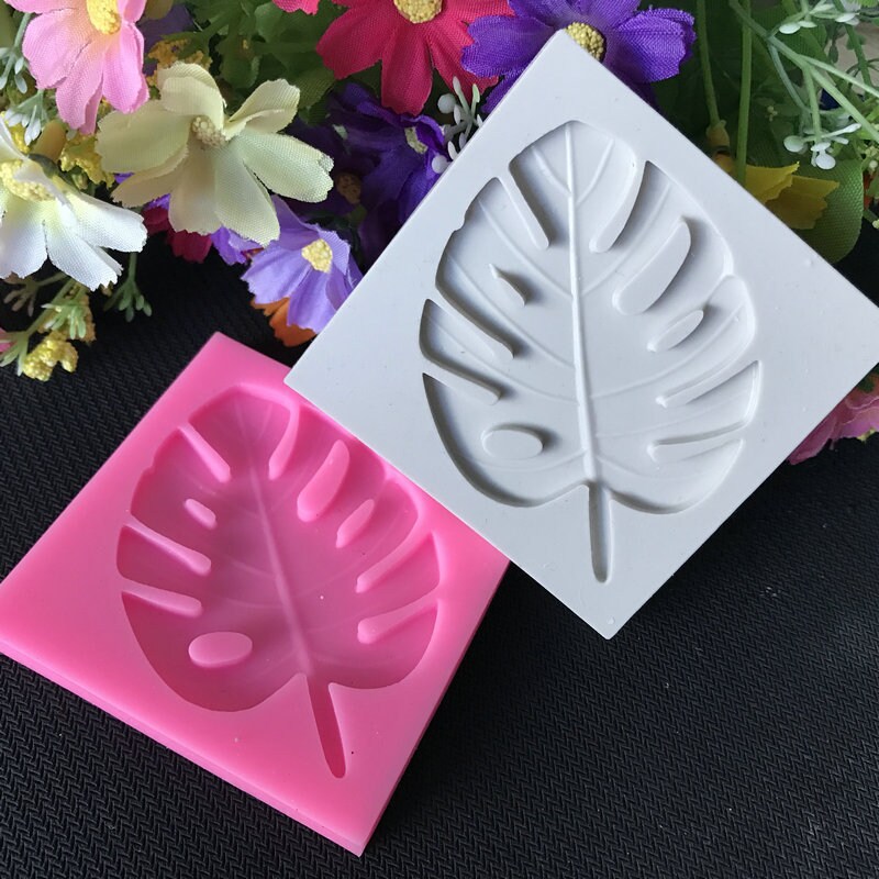 Tropical Moana Palm Leaf Silicone Mold - Hawaii Hawaiian Monstera ...