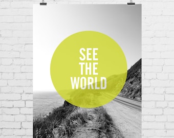 DIGITAL PRINT - See the World
