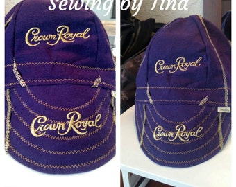 Crown Royal Welder's Cap, Crown Royal Cap, Welder's Cap **Purple Cap**