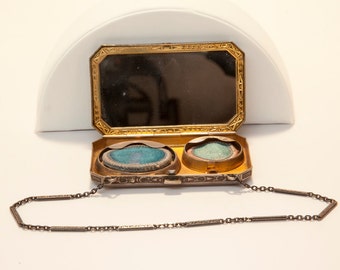 Sterling Silver Vintage Dance Compact