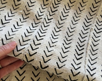 Mud Cloth, MINI Arrow/Chevron,Hand Made