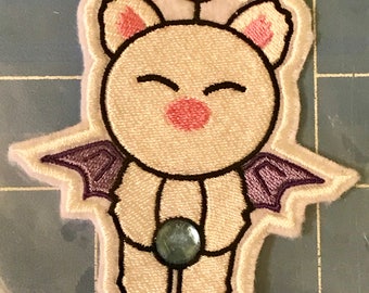 Moogle with Jewel from Final Fantasy - Sew On Cosplay Patch