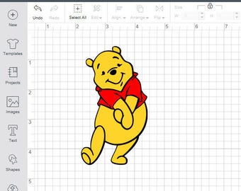 Winnie The Pooh SVG File for Cricut/Silhouette Layered Cutting File