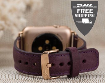 Apple Watch Band, Leather Apple Watch band, Apple Watch 42mm, Apple Watch 38mm, Leather watch band, Apple watch strap, iwatch band 38mm,