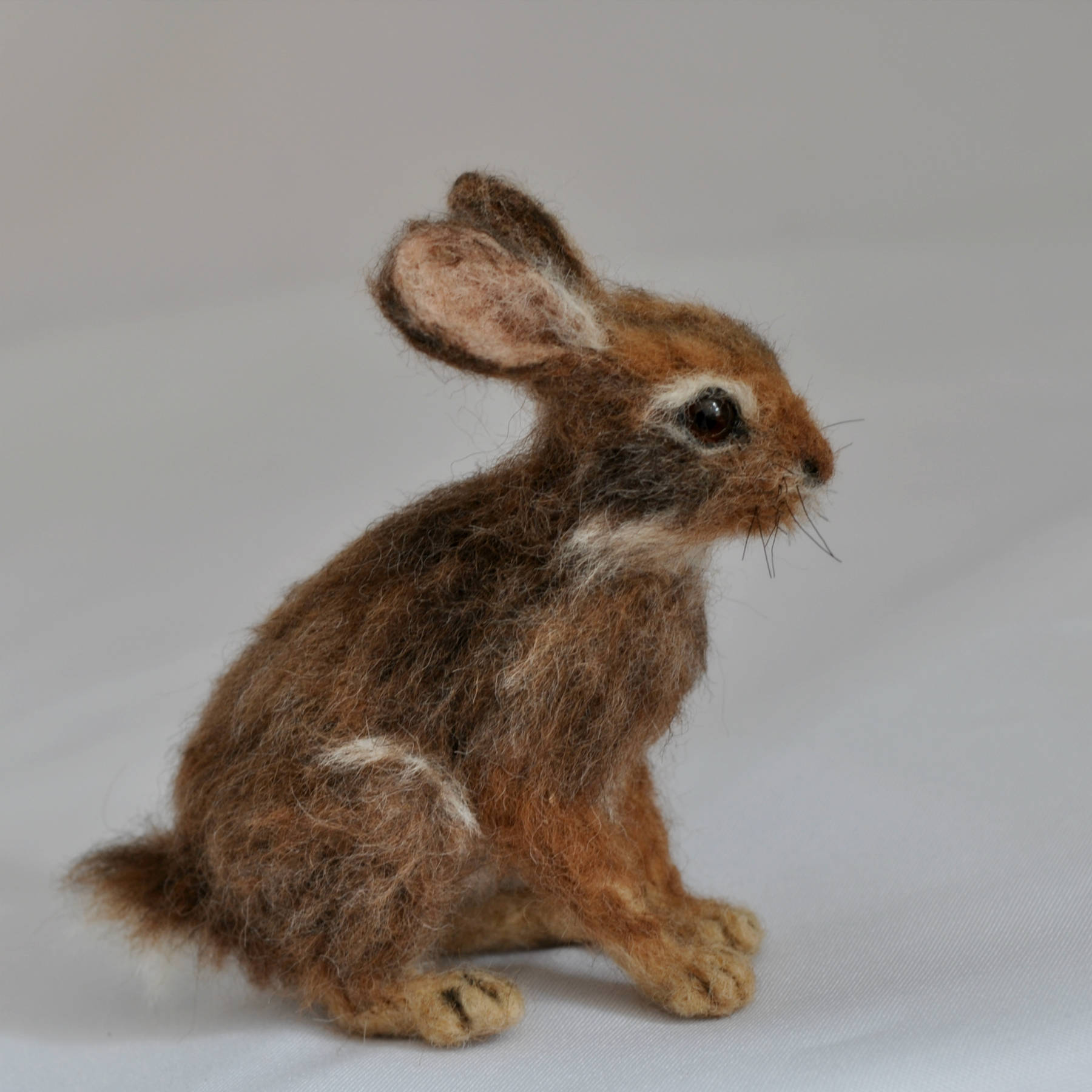 Needle felted animal Cottontail Rabbit Ester rabbit Needle