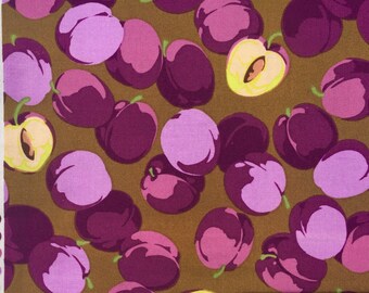 Plums purple olive Martha Negley Fat Quarter Yard *WASHED* Pls Read