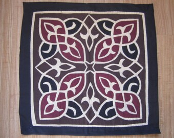 Pillow applique art, Egyptian, Handmade (5/5)