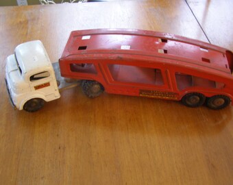 Vintage Structo Toy Truck Car Hauler
