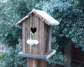 rustic bird house - Made From Reclaimed Wood