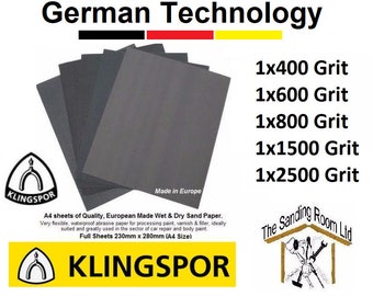 Klingspor Wet and Dry Sandpaper