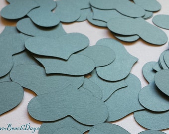 Heart Paper Craft Pack 70 Paper Hearts: Custom Large Heart Confetti, Craft Supplies, Scrapbooking, Weddings, Table Decor