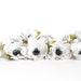 13 Anemones in Very Light Gray - Artificial Flowers - ITEM 0980
