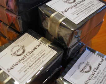 Charcoal Soap, Unscented Soap, Face Soap, Activated Charcoal, All Natural Soap, Handmade Soap, charcoal