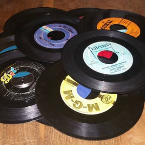 Pop Easy Listening Instrumental Vocal Genre Vintage 7" 45 RPM Vinyl Records DIY Arts & Crafts Or Listen Lot of 20