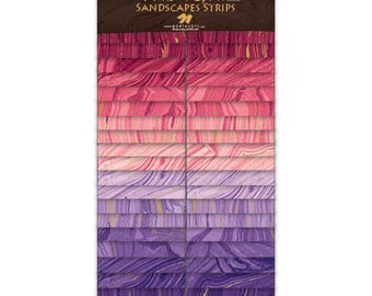 Artisan Sandscape Strips by Northcott - Blush/Violet- SSANDS40-2884