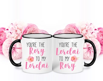 Gilmore Girls Mug Set | Lorelai to my Rory | Gilmore Girls Coffee Mug | Mom and Daughter Gifts | Best Friend Mugs | Rory to my Lorelai