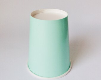 Mint green cups, party cups, paper cups, mint green party supplies, unicorn, mermaid, Pastel, party, baby shower, bridal shower, Birthday
