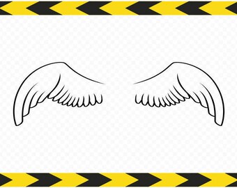 Download Baby angel wings svg files for Cricut Silhouette feet