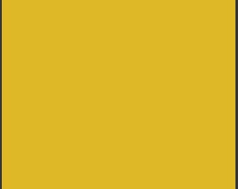 Mustard yellow solid cotton fabric - Art Gallery Fabrics Empire Yellow