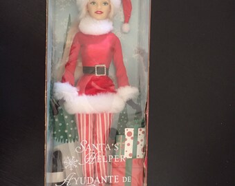 santa's helper barbie 2004