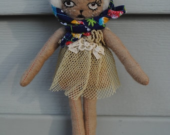Art Doll / Brooch / Ornament / OOAK Deer Doll